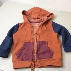 Cat & Jack Colorblock Zip Up Hoodie 12M-18M